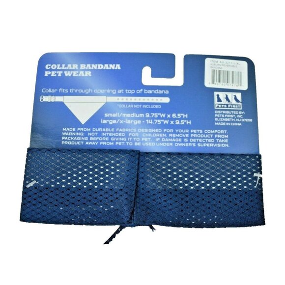 Dog Large to XL NCAA Auburn University AU Tigers Reversible Bandana for Collar - Picture 4 of 4